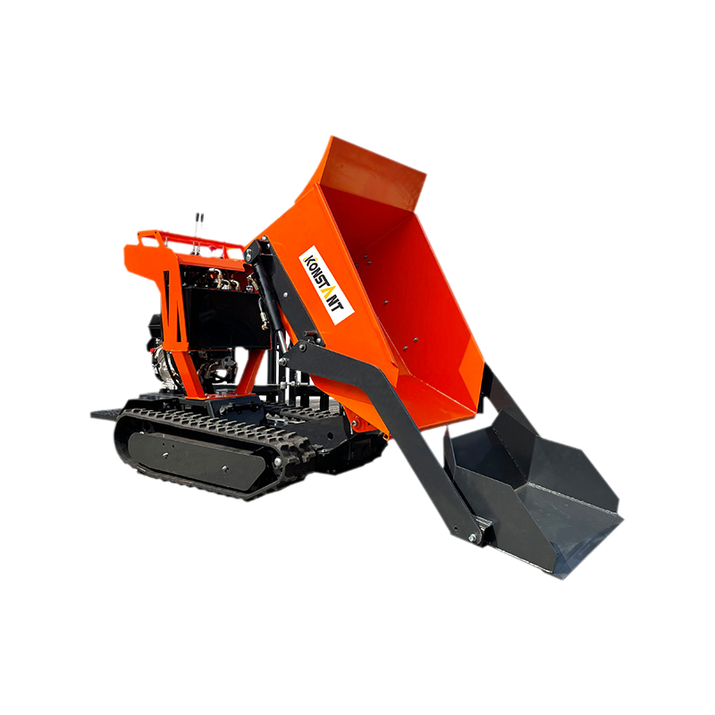Tự tải hoàn toàn thủy tĩnh 270cc xăng và động cơ diesel theo dõi Barrow Crawler Mini Dumper
