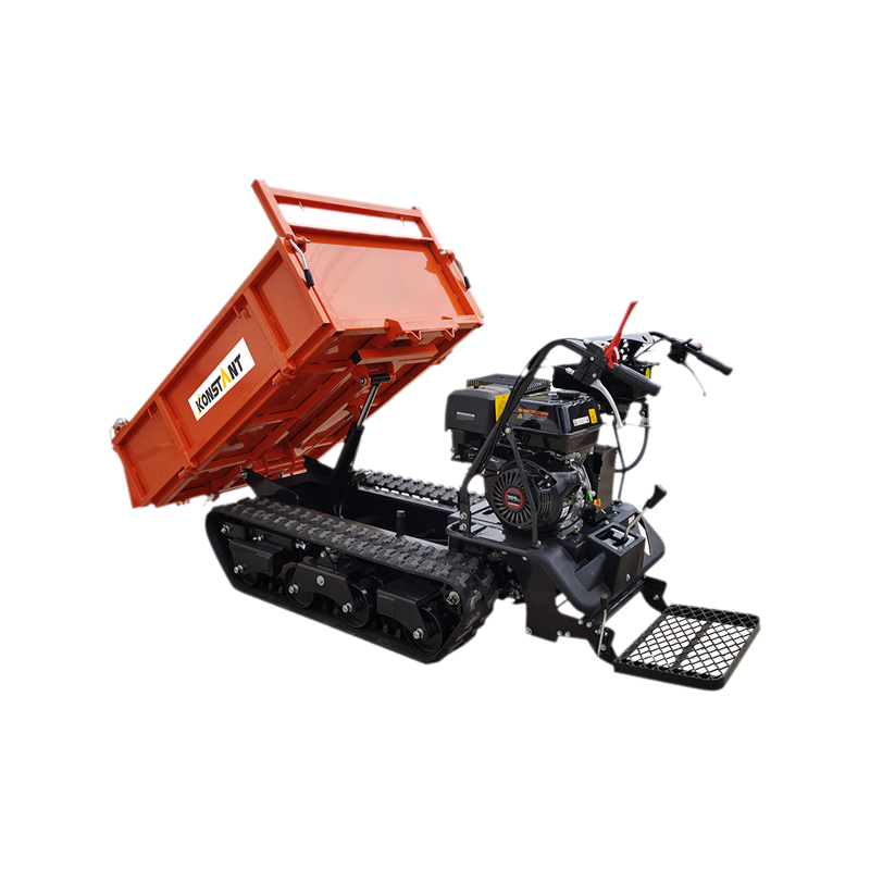 800kg Bỏ qua thùng miễn phí Tipping Thủy lực theo dõi Mini Dumper