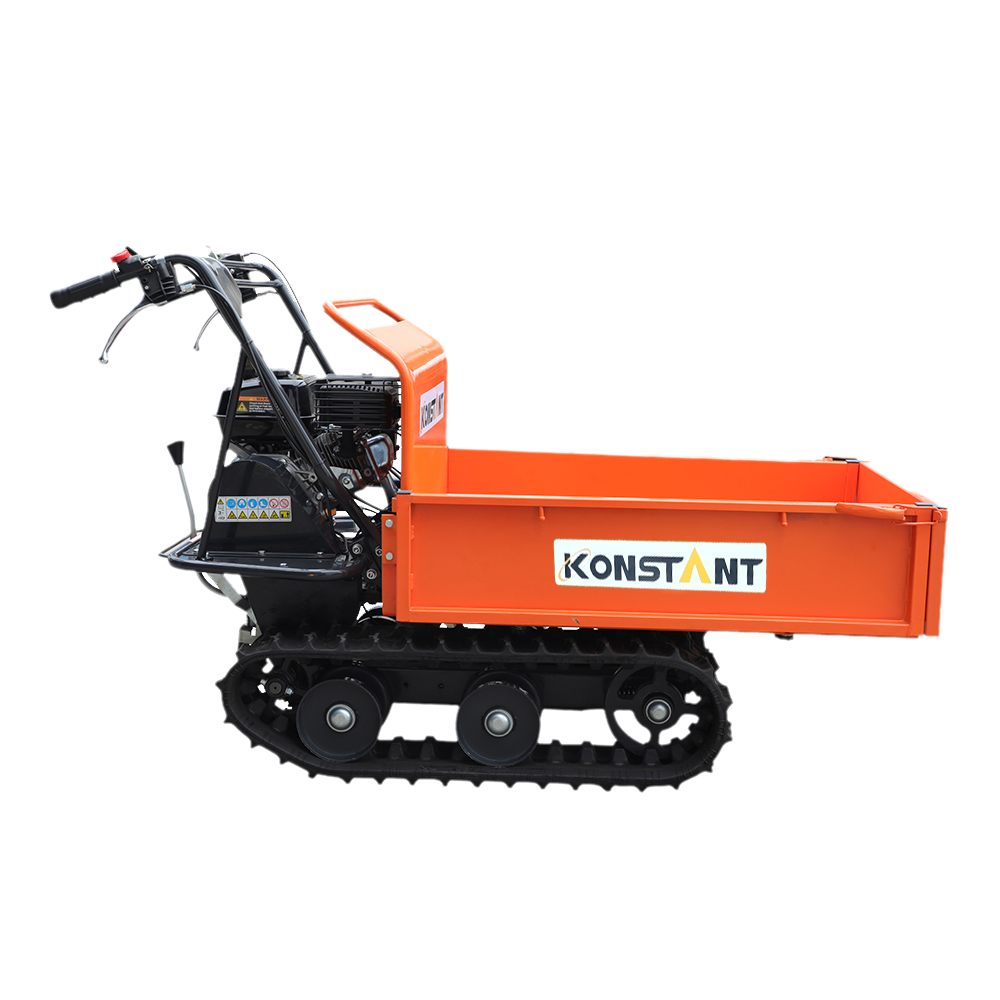 196cc 300kg Hướng dẫn sử dụng năng lượng xăng Power Power Transporter theo dõi mini Dumper